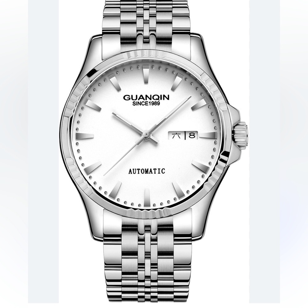GUANQIN Men's Analog Automatic Self Winding Mechanical Wrist Watch